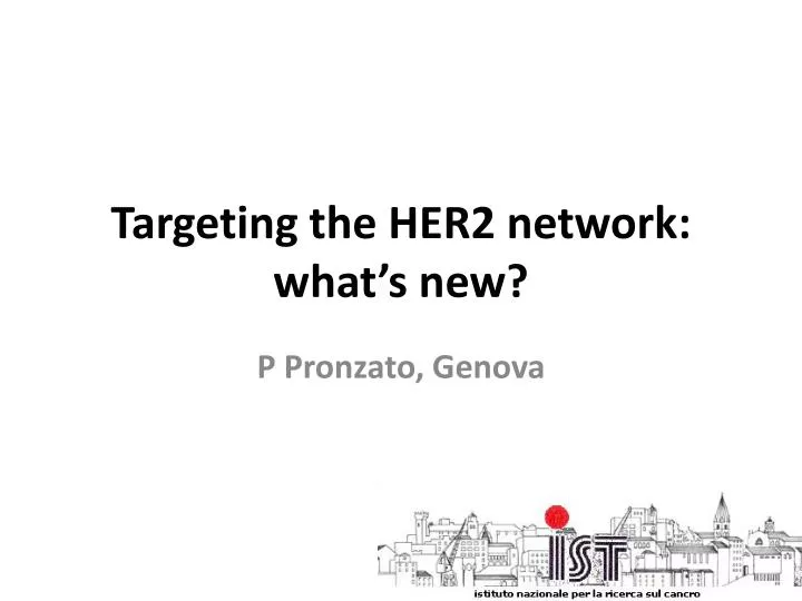 targeting the her2 network what s new