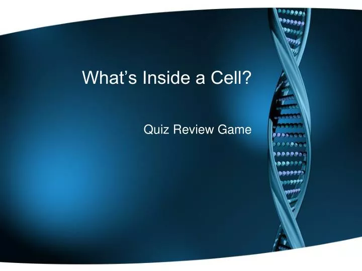 what s inside a cell