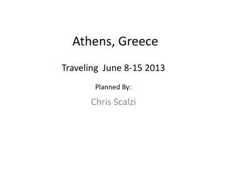 Athens, Greece