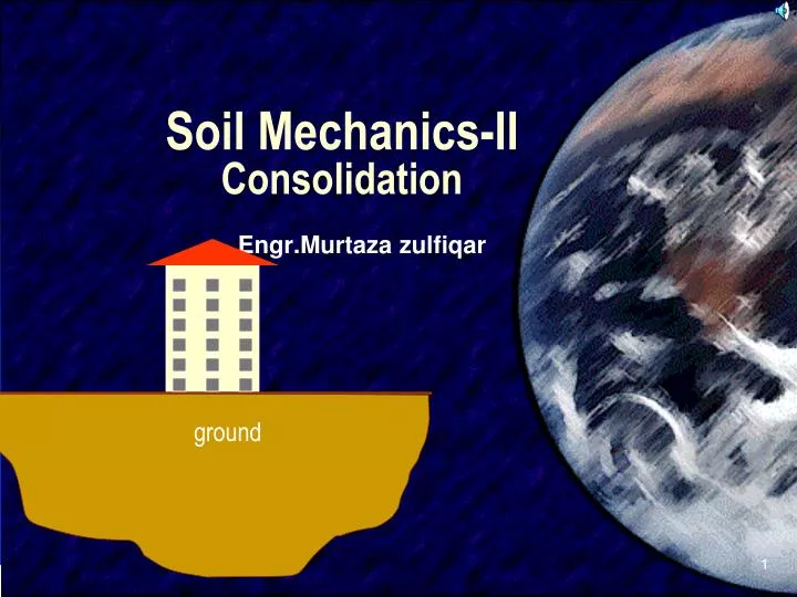soil mechanics ii consolidation