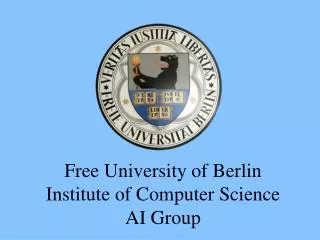 Free University of Berlin Institute of Computer Science AI Group