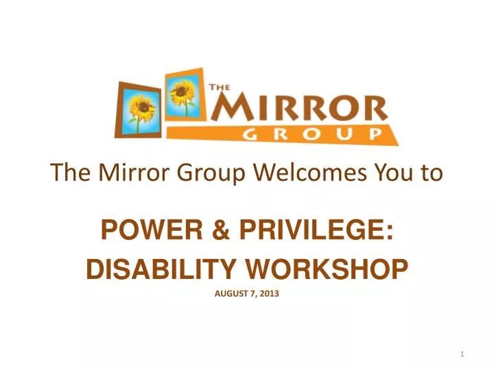 the mirror group welcomes you to