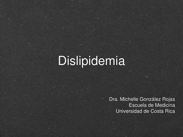 dislipidemia