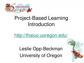 Project-Based Learning Introduction