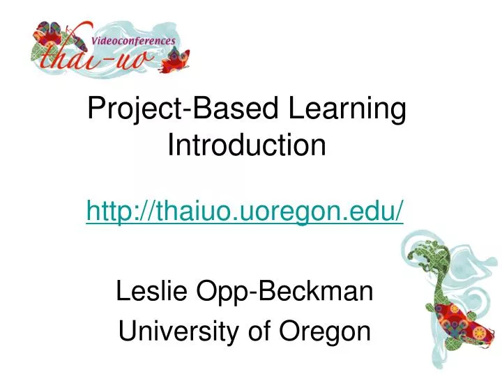project based learning introduction