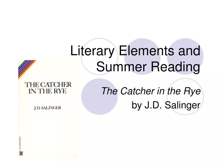 literary elements and summer reading