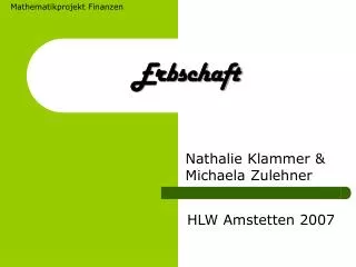 erbschaft