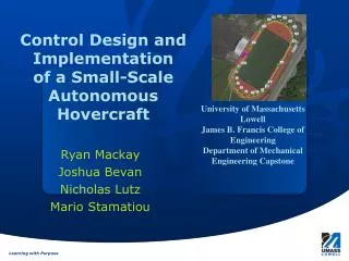 Control Design and Implementation of a Small-Scale Autonomous Hovercraft
