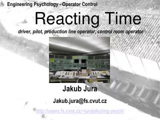 reacting time
