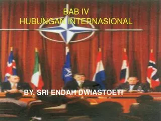 bab iv hubungan internasional