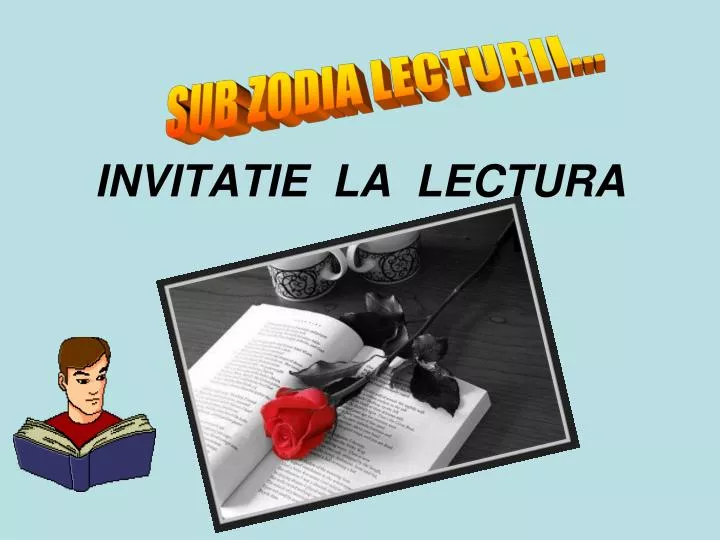 invitatie la lectura