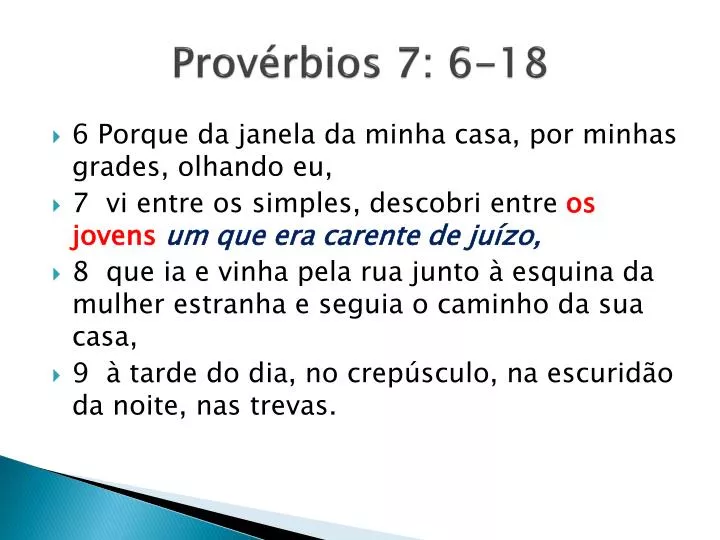 Provérbios 4:7 - Bíblia