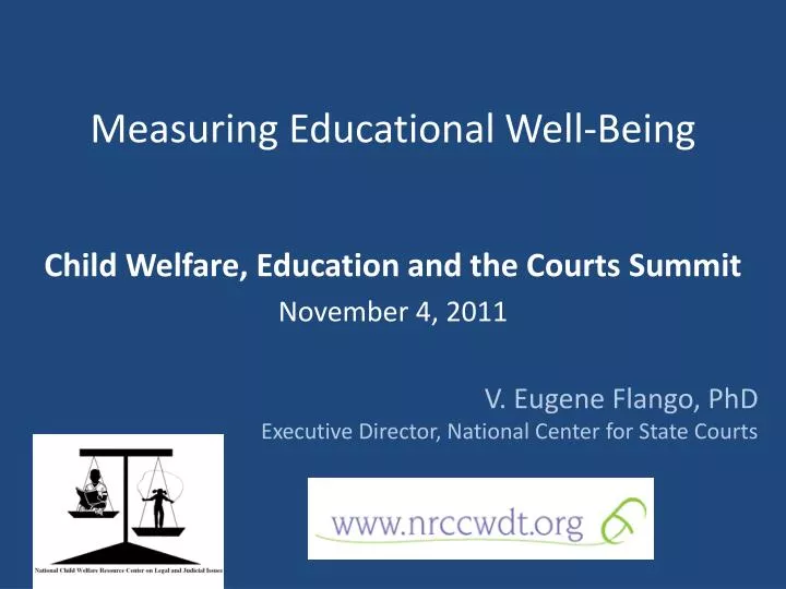 measuring educational well being