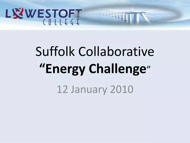 suffolk collaborative energy challenge