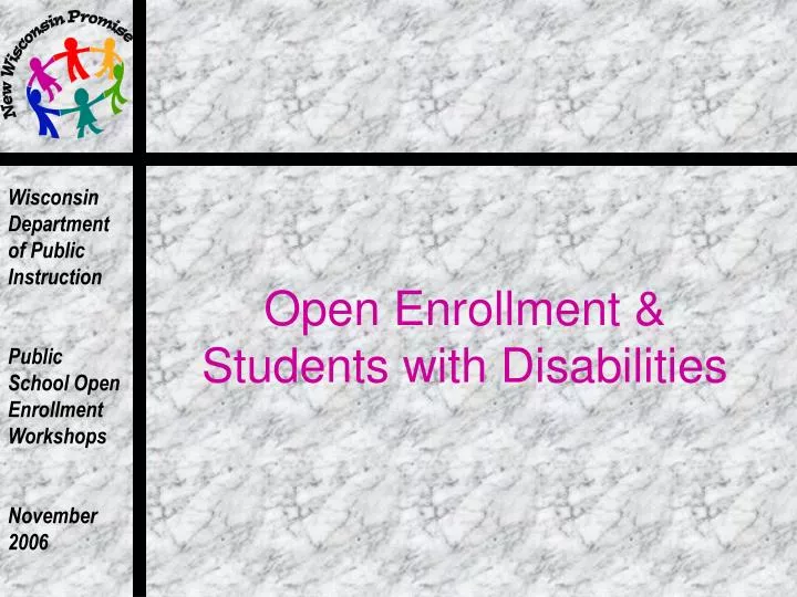 open enrollment students with disabilities