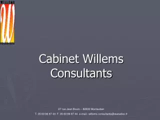 cabinet willems consultants