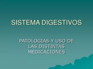 sistema digestivos