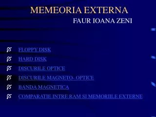 memeoria externa