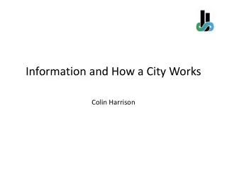 Information and How a City Works