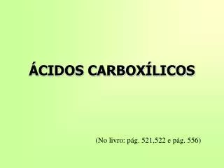 cidos carbox licos