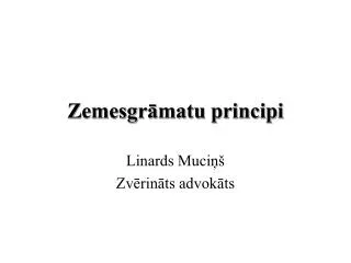 zemesgr matu principi