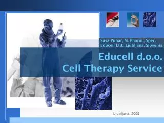 Educell d.o.o. Cell Therapy Service