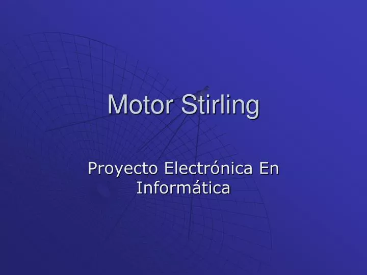 motor stirling