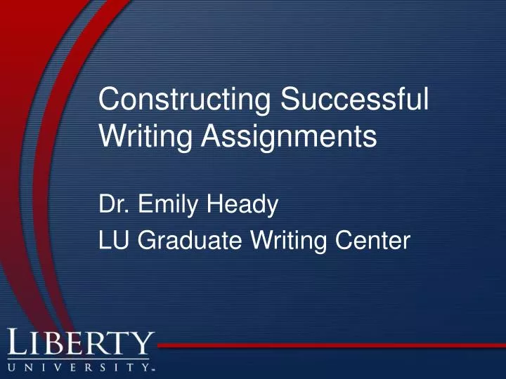 constructing successful writing assignments