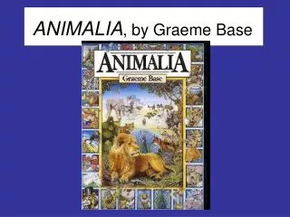 ANIMALIA , by Graeme Base