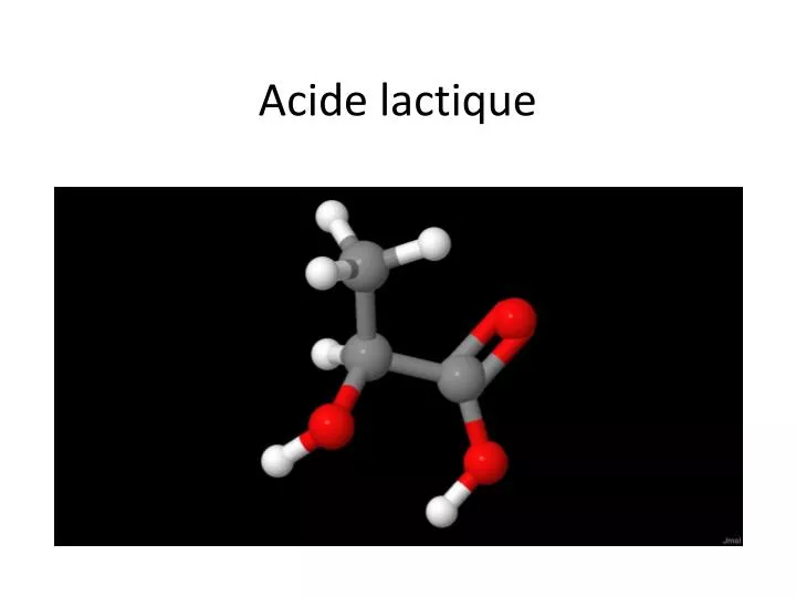 acide lactique