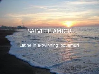 latine in e twinning loquamur