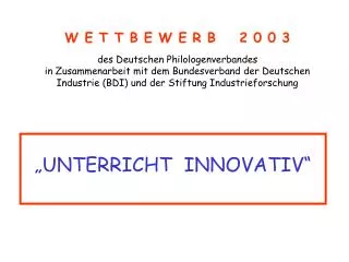 unterricht innovativ