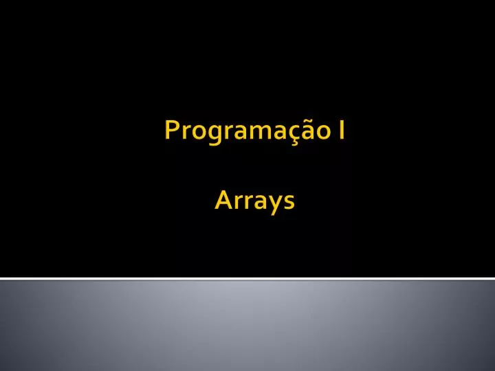 programa o i arrays