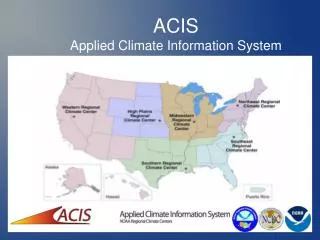 ACIS Applied Climate Information System
