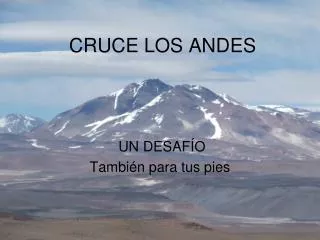 cruce los andes