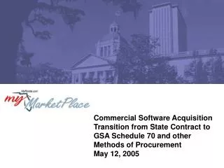 Commercial Software Acquisition