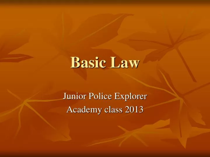 basic law