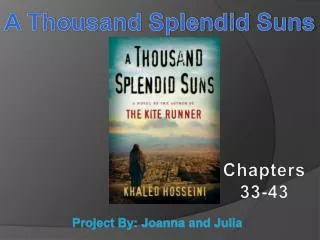 A Thousand Splendid Suns