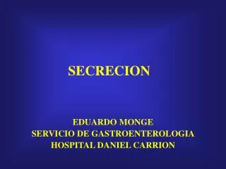 secrecion