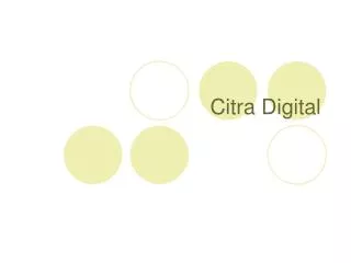 citra digital