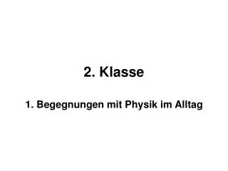 2 klasse
