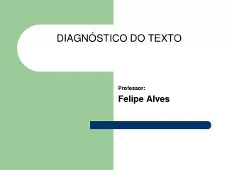 diagn stico do texto