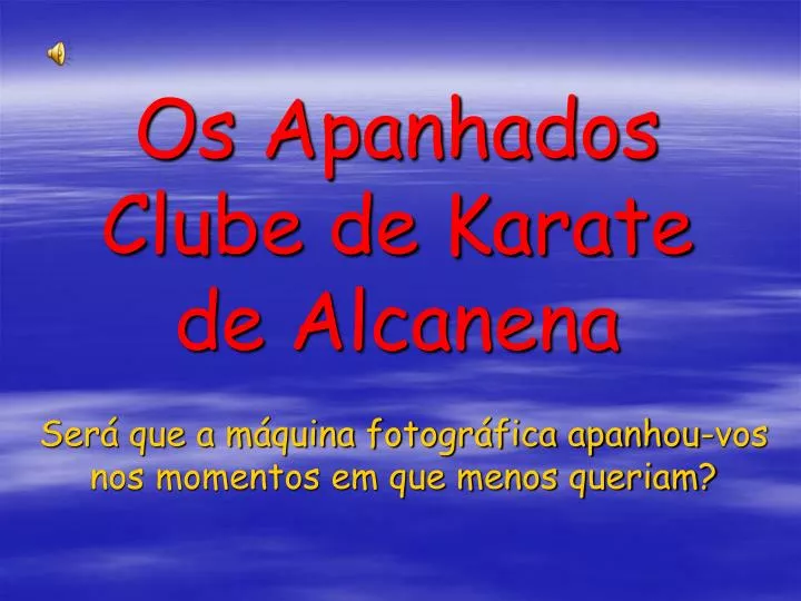 os apanhados clube de karate de alcanena