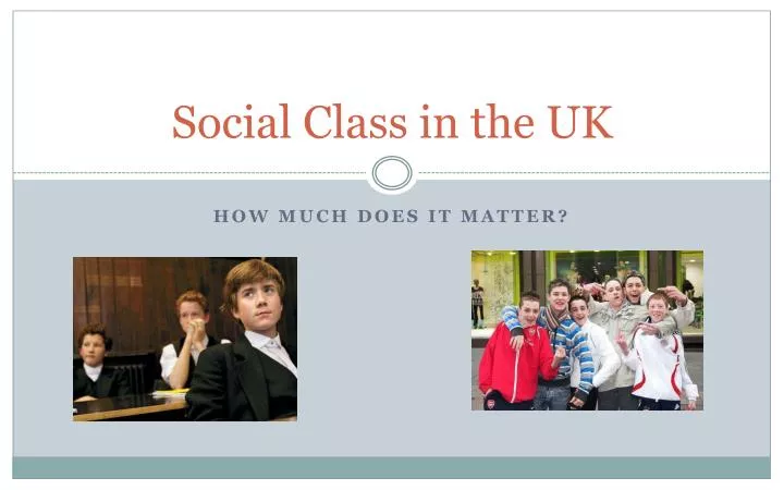 social class in the uk