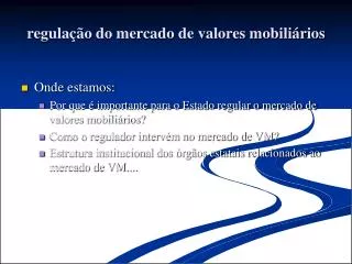 regula o do mercado de valores mobili rios