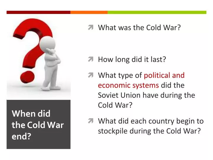 when did the cold war end