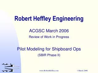 Robert Heffley Engineering