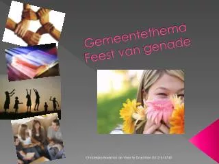 gemeentethema feest van genade