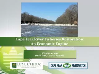 Cape Fear River Fisheries Restoration: An Economic Engine