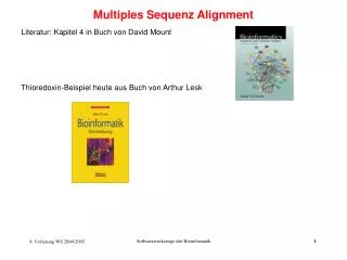 multiples sequenz alignment